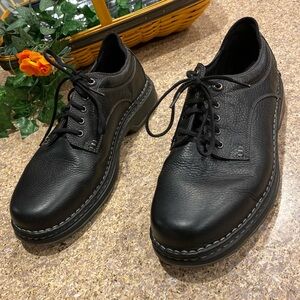 Timberland Lace Up/Tie Black Leather Oxford Shoes 29512 11W Leather Upper